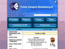 Tablet Screenshot of kujawskopomorski.pzn.org.pl